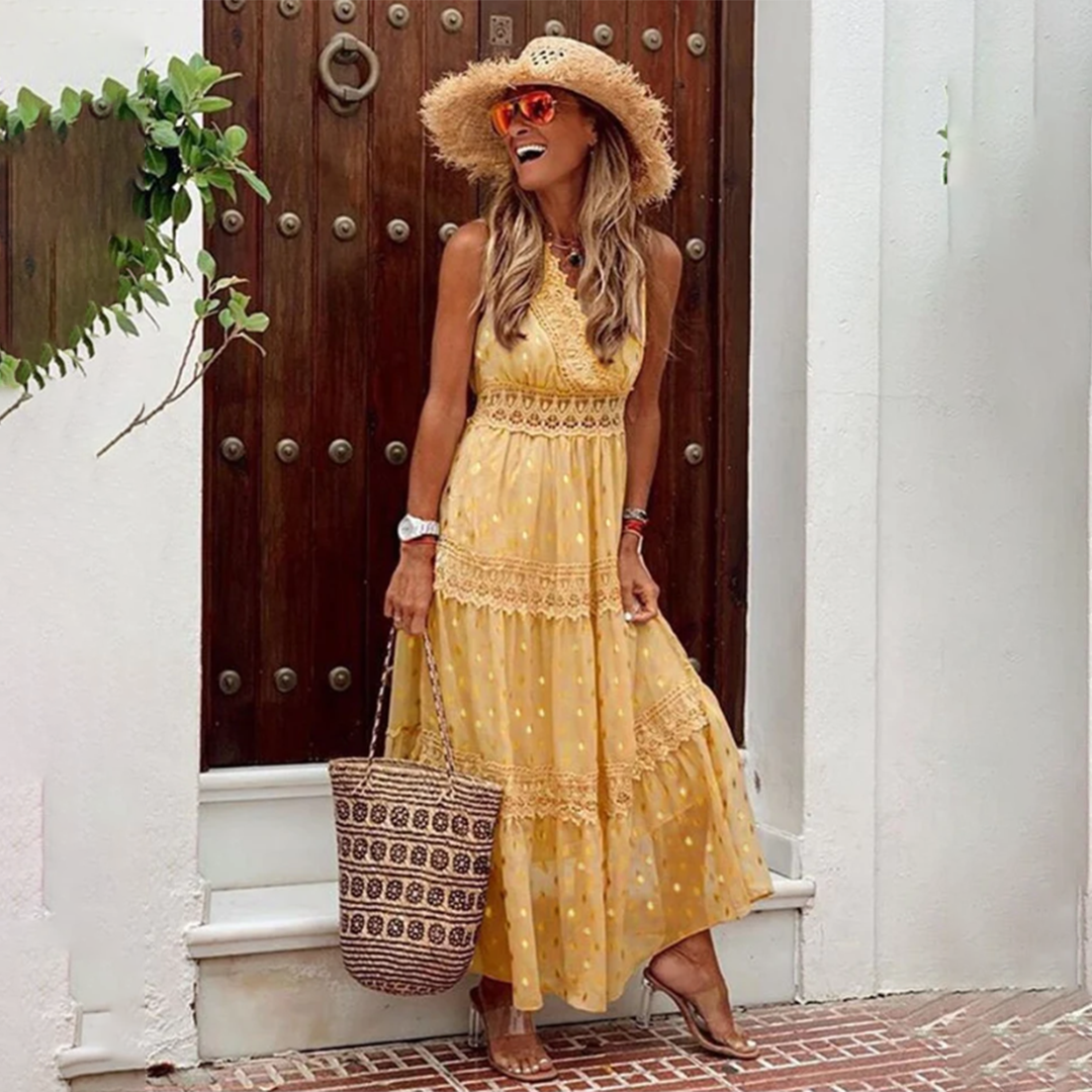 Nova | Elegantes Damenkleid Im Boho-Stil Für Sommermomente 4