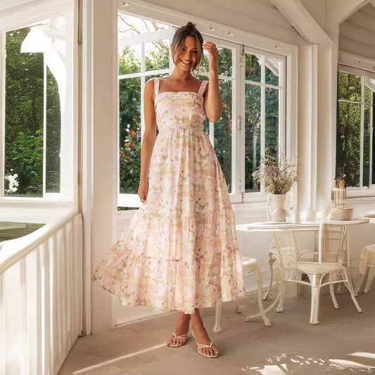 Runa | Festliches Damenkleid Mit Blumendruck Im Midi-Stil 4