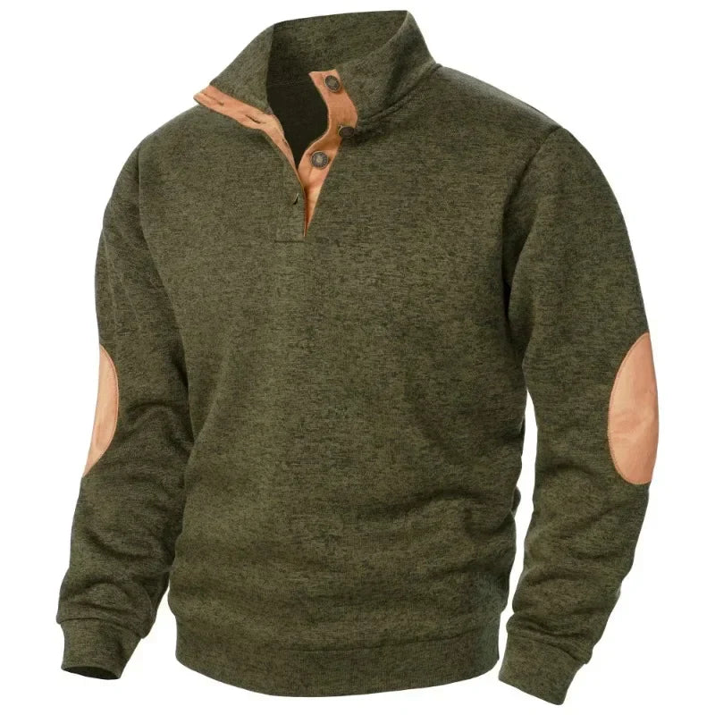 Men's V-Neck Sweatshirt for Outdoor &amp; Casual Style Hause Lune