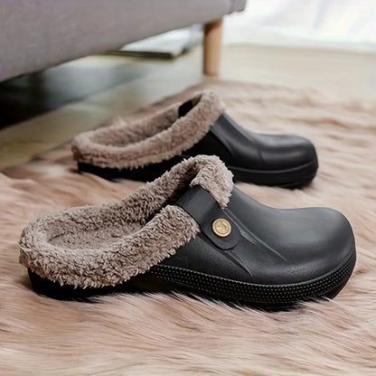 Johanna | Unisex Fleece gefütterte Clogs Hause Lune