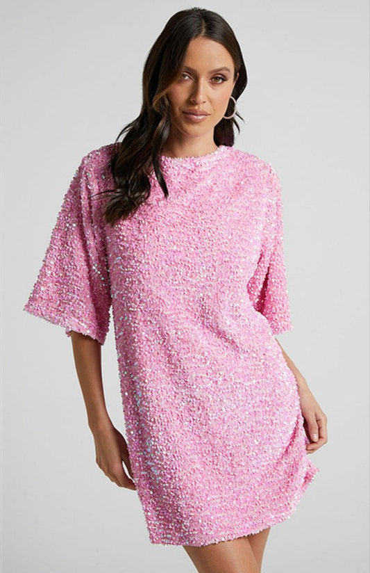 Romy | Elegantes Abendkleid mit Pailletten für Festliche Anlässe 2