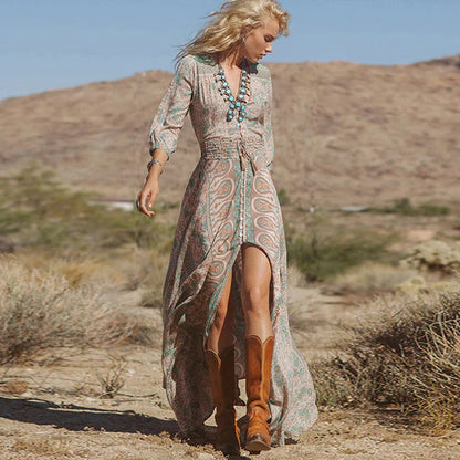 Azaria | Boho Maxikleid Mit Paisley-Muster Für Den Sommer 5