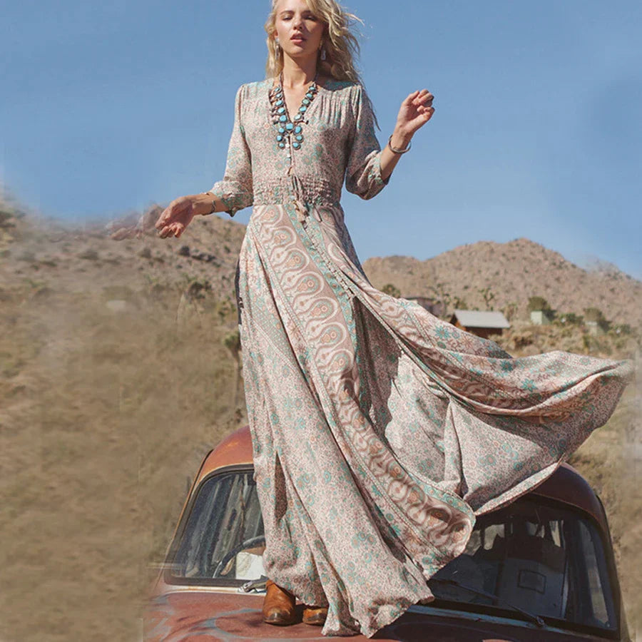 Azaria | Boho Maxikleid Mit Paisley-Muster Für Den Sommer 6