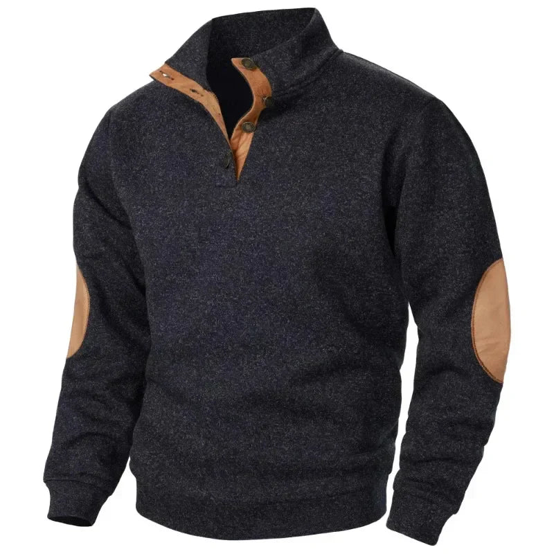 Men's V-Neck Sweatshirt for Outdoor &amp; Casual Style Hause Lune