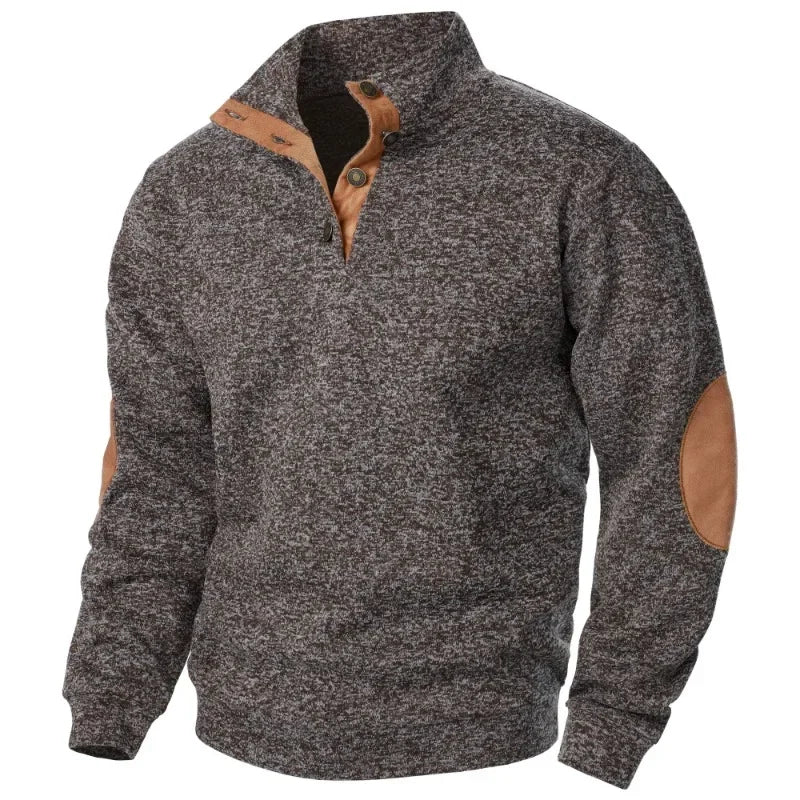Men's V-Neck Sweatshirt for Outdoor &amp; Casual Style Hause Lune