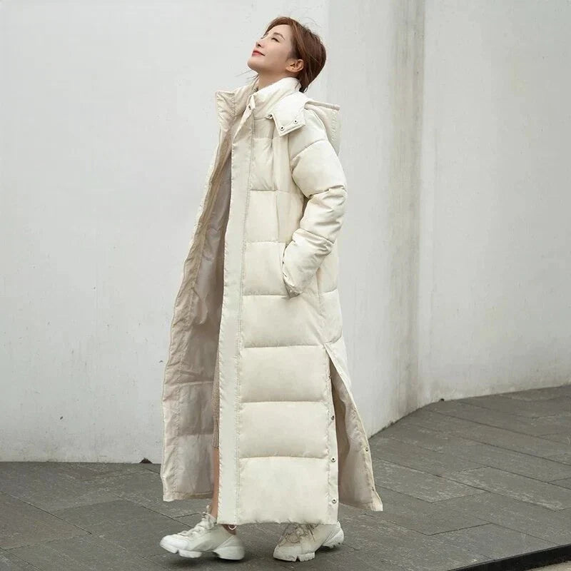 Elegante Winddichte Winterjacke Hause Lune
