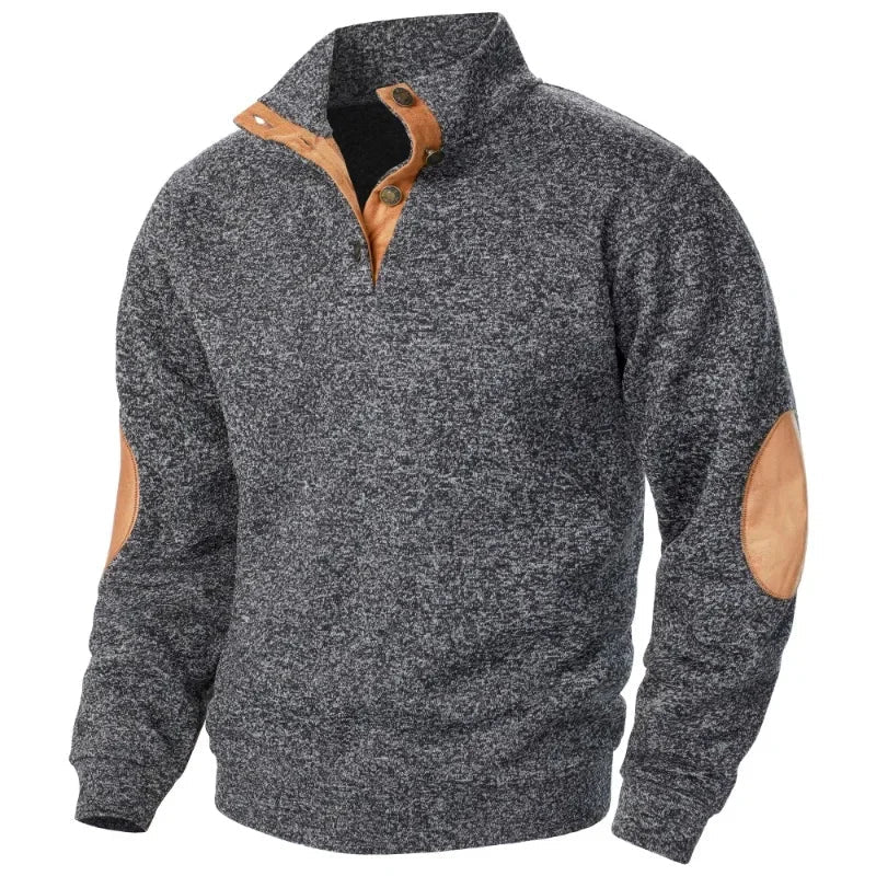 Men's V-Neck Sweatshirt for Outdoor &amp; Casual Style Hause Lune