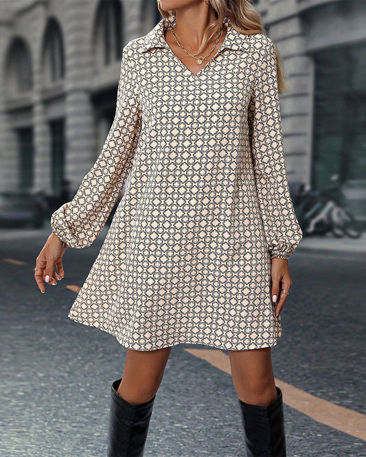 Hazel | Langärmeliges A-Linien Damenkleid Für Stilbewusste Frauen 2
