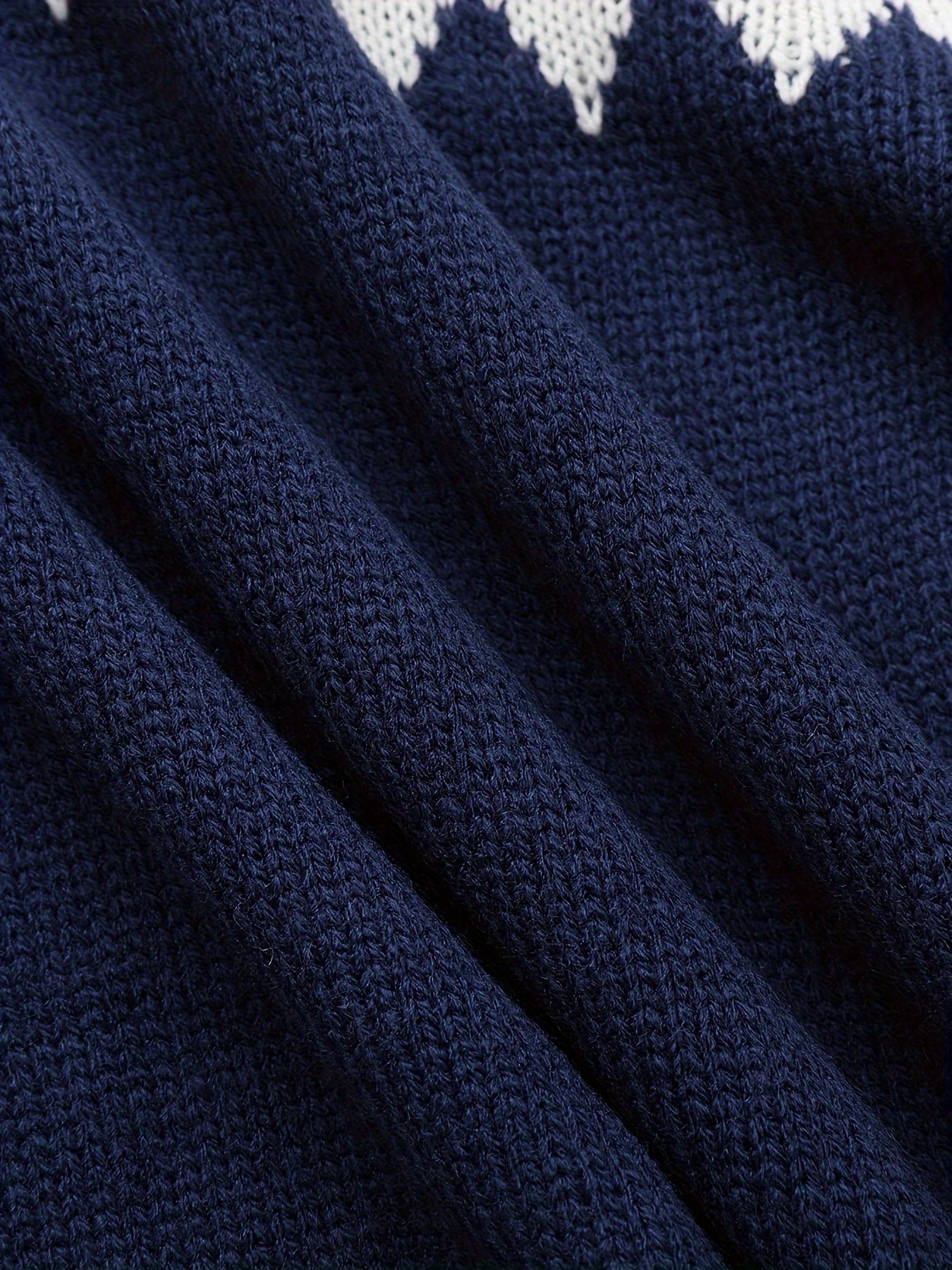 Women's Nordic Winter Sweater - Retro Geometric & Pattern Collar Pullover, Long Sleeve Cozy Sweating Sweater for Fall/Winter, Casual & Formal Wear (Hand Washable, Stand Collar) - Scandinavian Style Sweater Coat Hause Lune