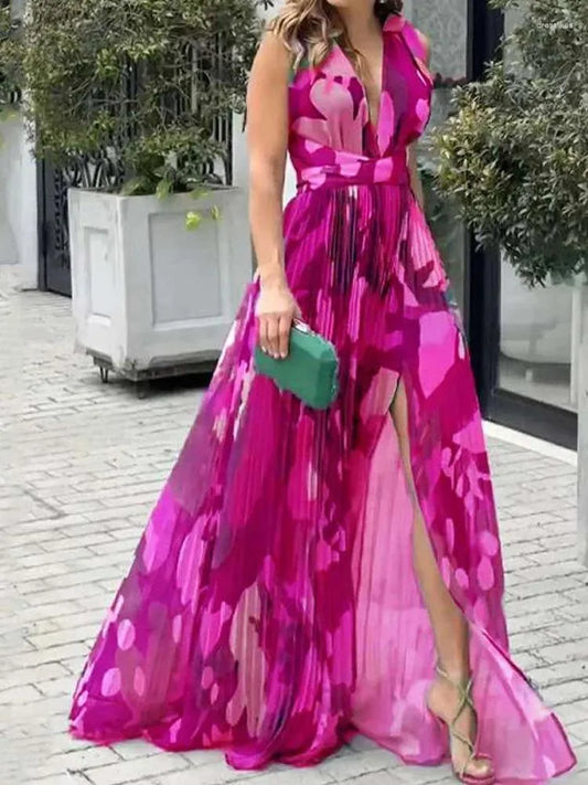 Leianne | Halfterkleid Für Damen - Elegant Und Modisch In Pink-2