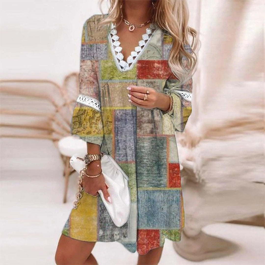 Elara | Blumenkleid Mit Spitze Und Floralem Design Für Sommerliche Anlässe 5