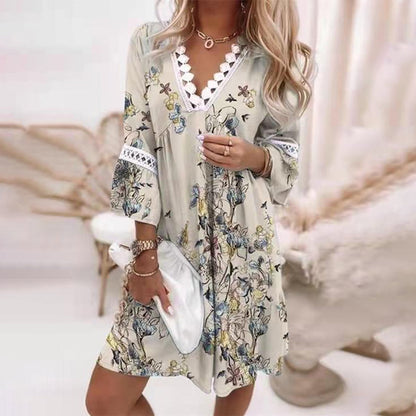 Elara | Blumenkleid Mit Spitze Und Floralem Design Für Sommerliche Anlässe 6