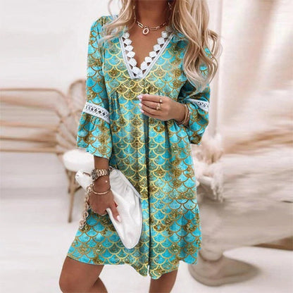Elara | Blumenkleid Mit Spitze Und Floralem Design Für Sommerliche Anlässe 4