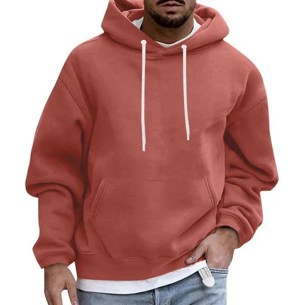 Bequemer Kapuzenpullover mit Taschen für Herren Hause Lune