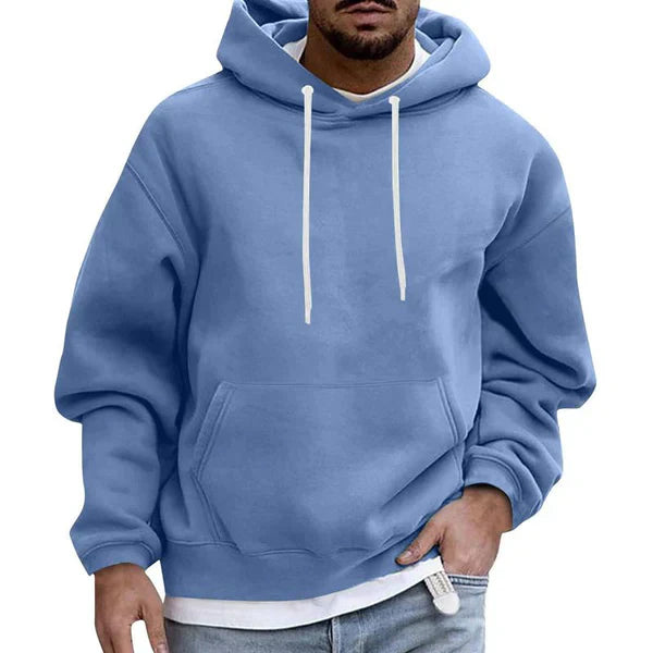 Bequemer Kapuzenpullover mit Taschen für Herren Hause Lune