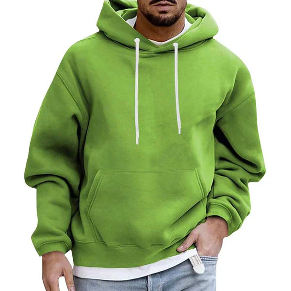 Bequemer Kapuzenpullover mit Taschen für Herren Hause Lune