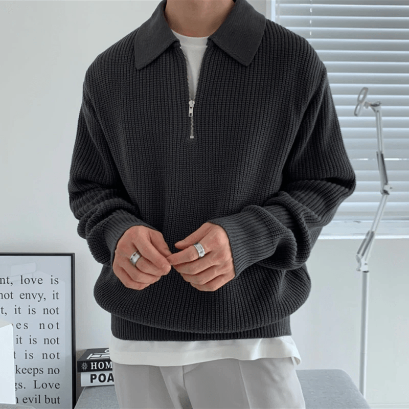 Dyon | Damen Poloshirt Mit Viertelzipper In Hellkhaki 4