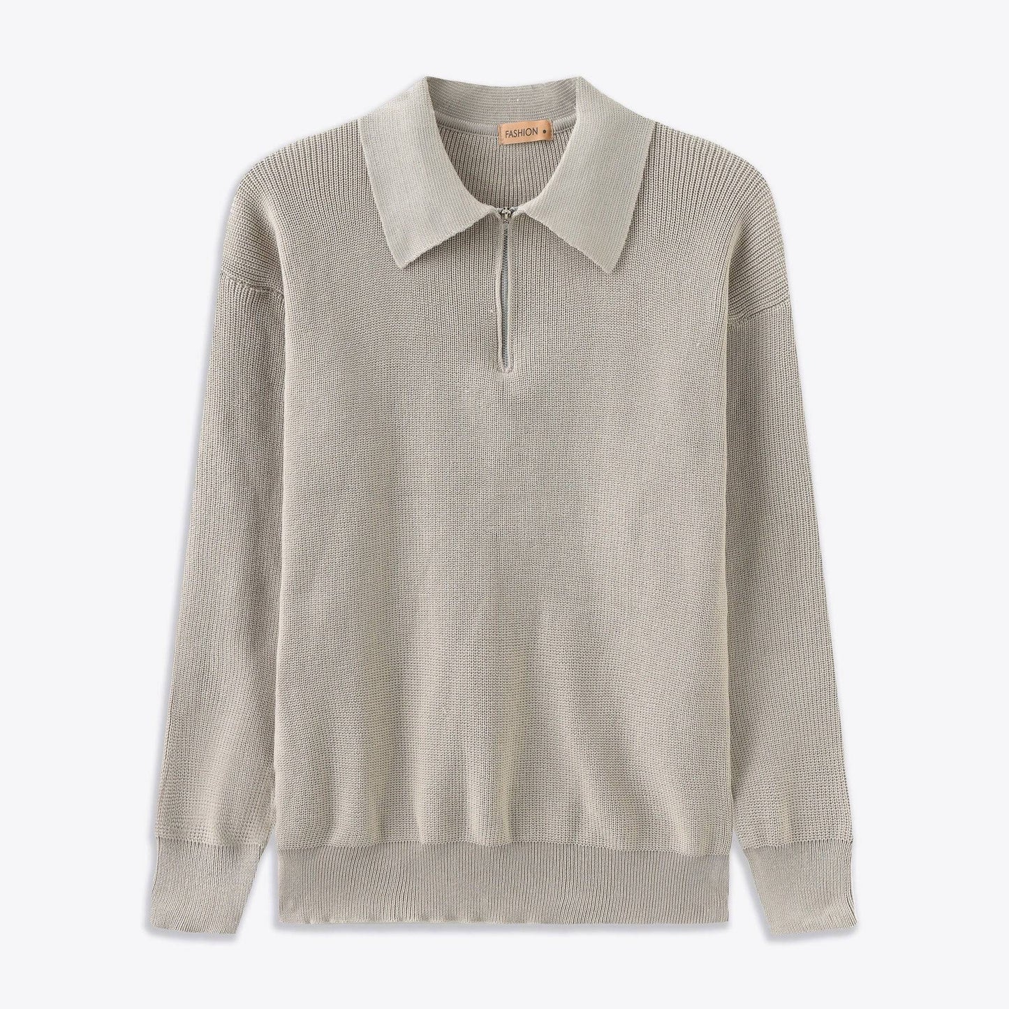 Dyon | Damen Poloshirt Mit Viertelzipper In Hellkhaki 5