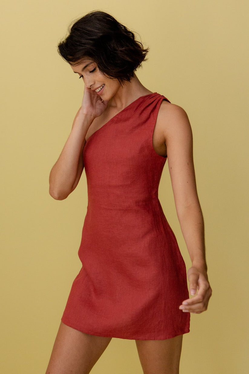Selina | Elegantes One-Shoulder Maxi Kleid Für Damen – Perfekt Für Sommer Und Stilvolle Anlässe 3