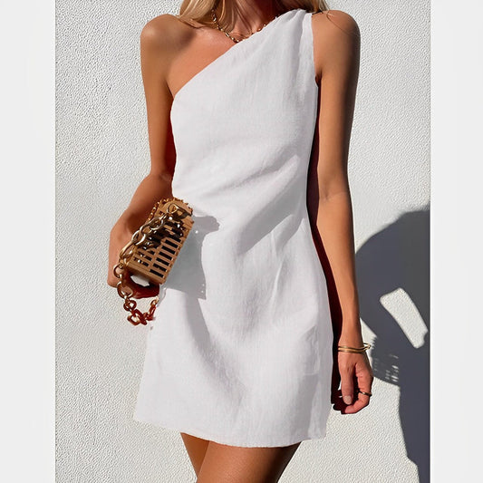 Selina | Elegantes One-Shoulder Maxi Kleid Für Damen – Perfekt Für Sommer Und Stilvolle Anlässe 2