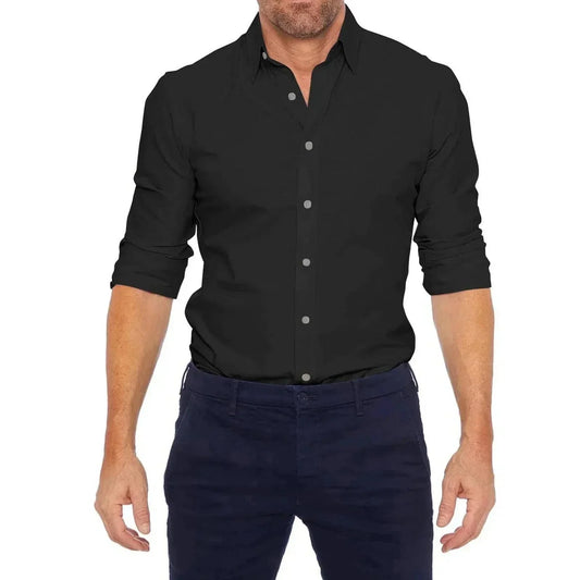 Benno | Hemd Mit Langen Ärmeln Für Herren – Elegantes Design Mit Reißverschluss 1