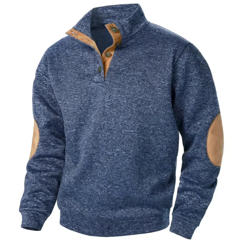 Men's V-Neck Sweatshirt for Outdoor &amp; Casual Style Hause Lune