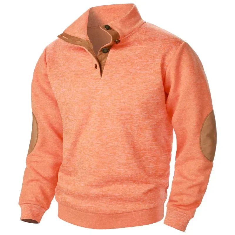Men's V-Neck Sweatshirt for Outdoor &amp; Casual Style Hause Lune