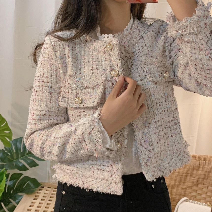Loreen | Vielseitige Damenjacke Aus Hochwertigem Tweed-2