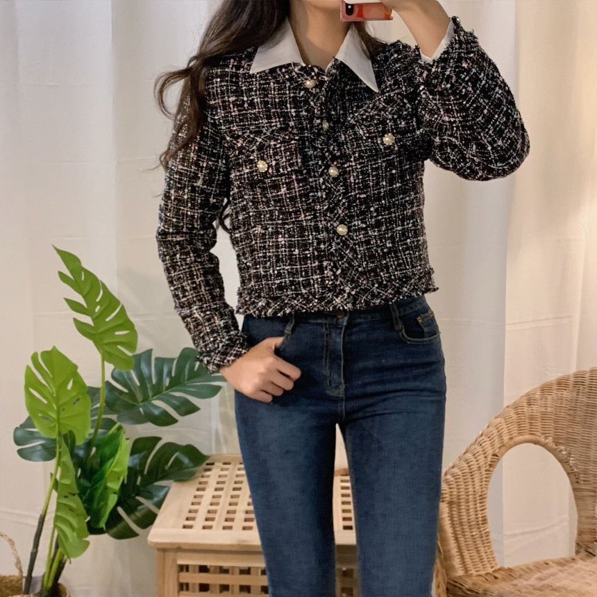 Loreen | Vielseitige Damenjacke Aus Hochwertigem Tweed-4