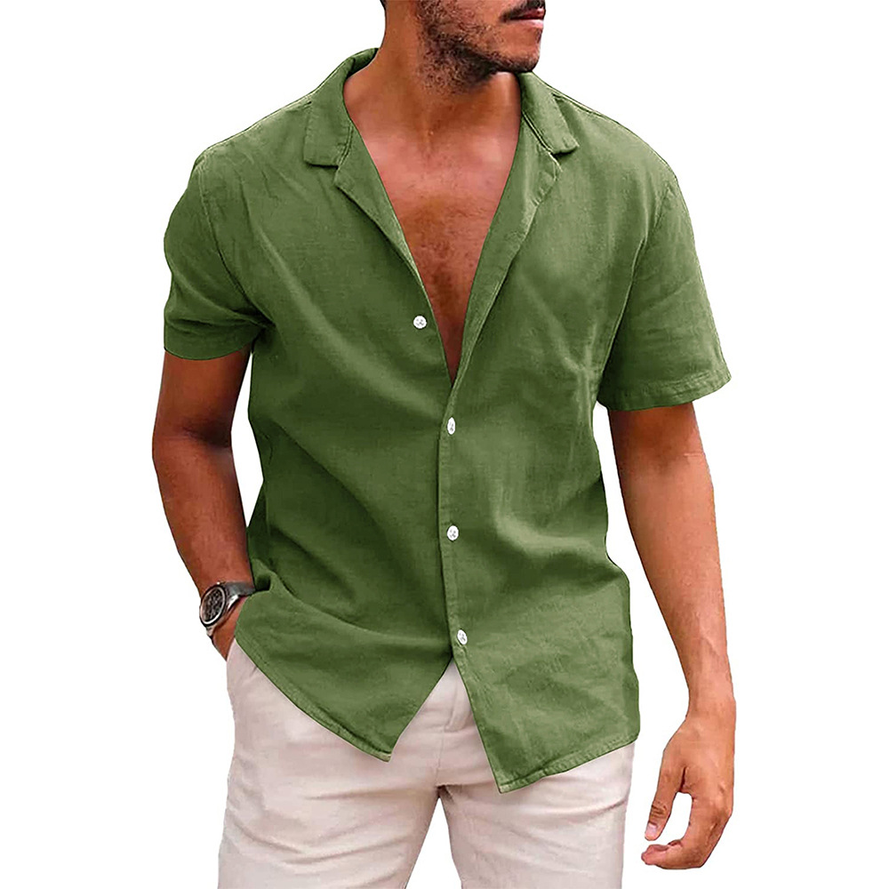 Henrick | Leinen Hemd Herren Kurzarm Für Den Sommer, Stilvoll Und Bequem-6