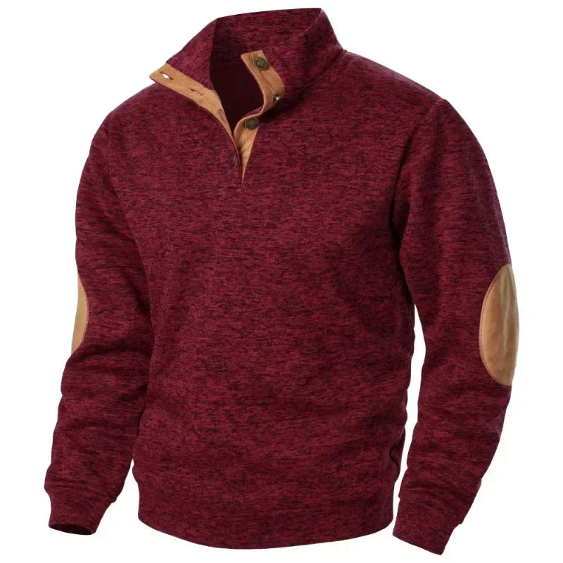 Men's V-Neck Sweatshirt for Outdoor &amp; Casual Style Hause Lune