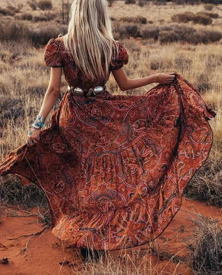 Azaria | Boho Maxikleid Mit Paisley-Muster Für Den Sommer 4