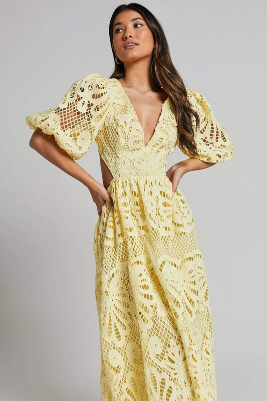 Marae | V-Ausschnitt Damenkleid Für Festliche Anlässe Und Hochzeiten-2