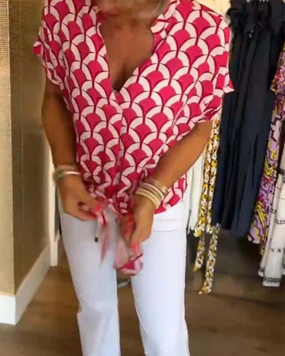 Glynis | V-Ausschnitt Top für Damen – Modisches Damen Top für Jeden Anlass-6