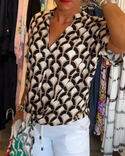 Glynis | V-Ausschnitt Top für Damen – Modisches Damen Top für Jeden Anlass-4