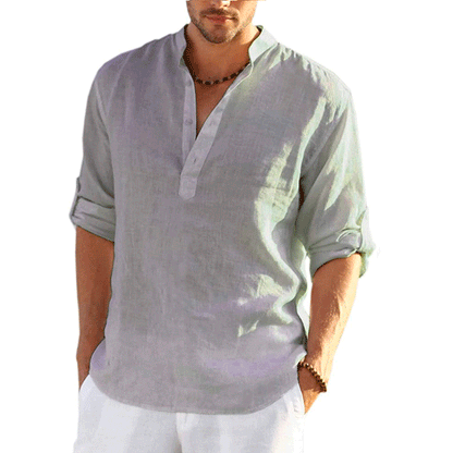 Variant image for James | Leinen Hemd Herren - Elegantes Sommer Hemd Langarm-41