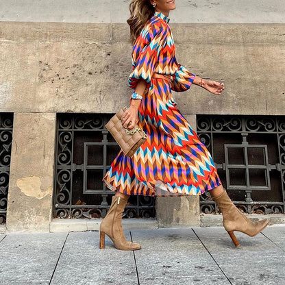 Ivanya | Geometrisches Damenkleid Für Festliche Anlässe 2