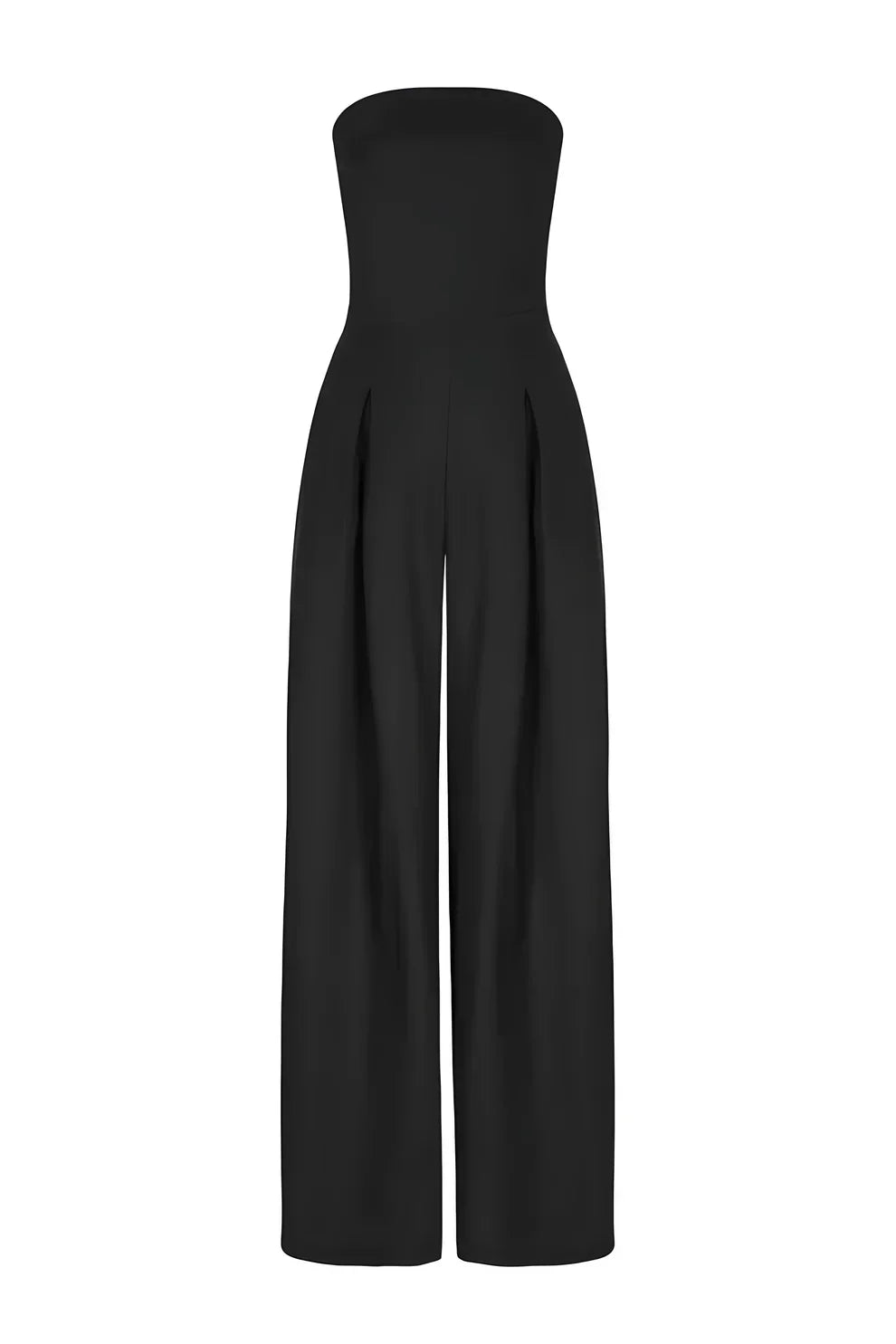 Tyra | Trägerloser Damen Jumpsuit Festlich Mit Weiten Beinen Eleganter Overall-6